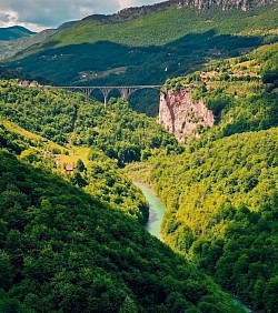 Природна лепота кањона Таре у планинском пределу северне Црне Горе